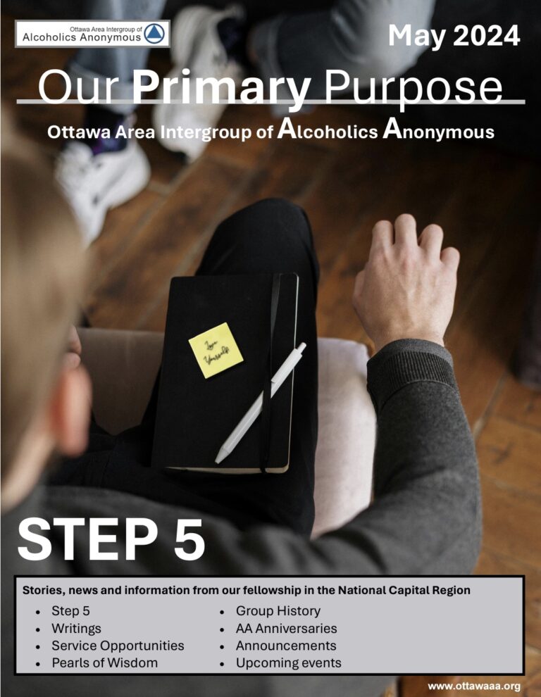 Our Primary Purpose May 2024